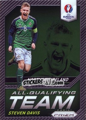 Sticker Steven Davis - UEFA Euro 2016 Prizm - Panini