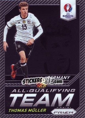 Sticker Thomas Muller - UEFA Euro 2016 Prizm n. AQ-11 - Panini