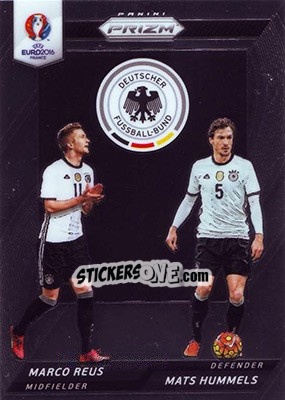 Sticker Marco Reus / Mats Hummels - UEFA Euro 2016 Prizm n. CCD-13 - Panini
