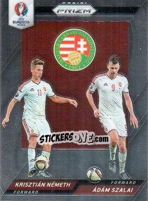 Sticker Adam Szalai / Krisztian Nemeth - UEFA Euro 2016 Prizm n. CCD-57 - Panini