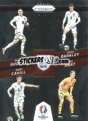 Sticker Ross Barkley / Joe Hart / Gary Cahill / Wayne Rooney