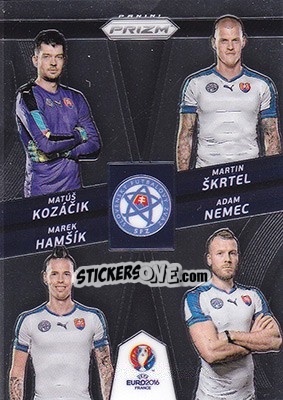 Figurina Matus Kozacik / Martin Skrtel / Marek Hamsik / Adam Nemec - UEFA Euro 2016 Prizm - Panini