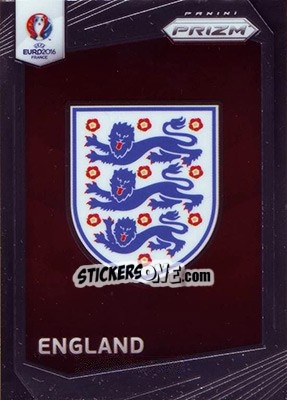 Figurina England - UEFA Euro 2016 Prizm - Panini