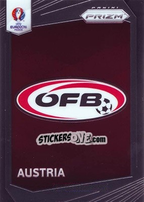 Sticker Austria - UEFA Euro 2016 Prizm n. CL-9 - Panini