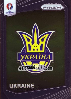 Sticker Ukraine - UEFA Euro 2016 Prizm - Panini