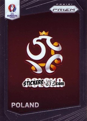 Sticker Poland - UEFA Euro 2016 Prizm - Panini