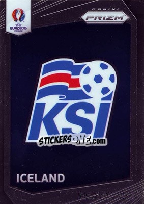 Sticker Iceland - UEFA Euro 2016 Prizm - Panini
