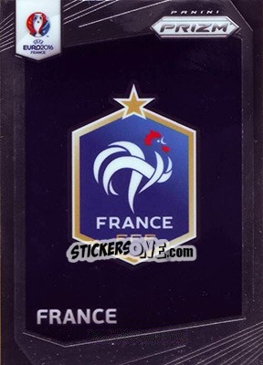 Figurina France - UEFA Euro 2016 Prizm - Panini