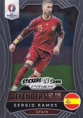 Sticker Sergio Ramos - UEFA Euro 2016 Prizm n. DF-3 - Panini