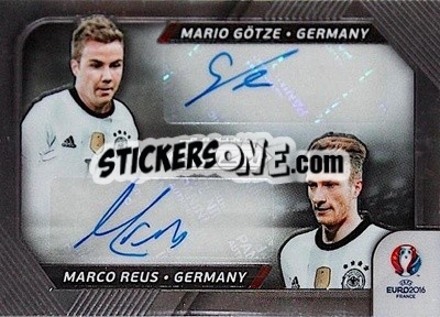 Sticker Mario Gotze / Marco Reus - UEFA Euro 2016 Prizm n. DS-5 - Panini