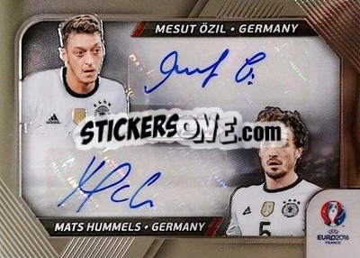 Cromo Mats Hummels / Mesut Ozil - UEFA Euro 2016 Prizm - Panini