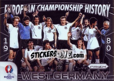 Figurina Euro 1980 - UEFA Euro 2016 Prizm n. ECH-6 - Panini