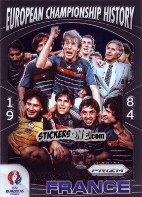 Sticker Euro 1984 - UEFA Euro 2016 Prizm n. ECH-7 - Panini