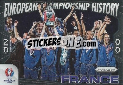 Sticker Euro 2000 - UEFA Euro 2016 Prizm n. ECH-11 - Panini
