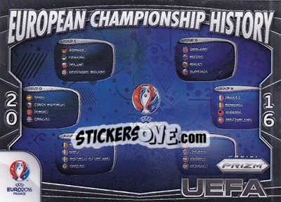 Sticker Euro 2016 - UEFA Euro 2016 Prizm n. ECH-15 - Panini