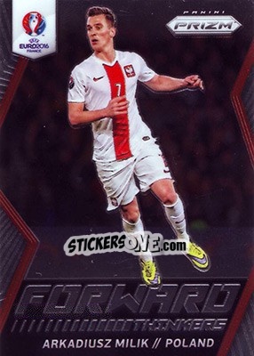 Sticker Arkadiusz Milik - UEFA Euro 2016 Prizm n. FT-2 - Panini