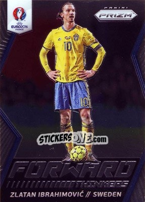 Sticker Zlatan Ibrahimovic - UEFA Euro 2016 Prizm - Panini