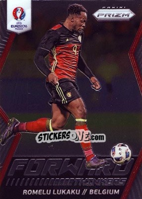 Figurina Romelu Lukaku - UEFA Euro 2016 Prizm - Panini