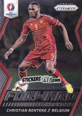 Sticker Christian Benteke - UEFA Euro 2016 Prizm n. FT-16 - Panini