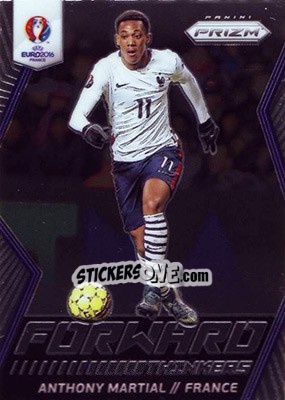 Sticker Anthony Martial - UEFA Euro 2016 Prizm n. FT-24 - Panini