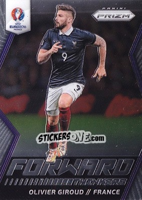 Sticker Olivier Giroud - UEFA Euro 2016 Prizm n. FT-25 - Panini