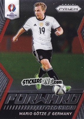 Sticker Mario Gotze - UEFA Euro 2016 Prizm n. FT-28 - Panini