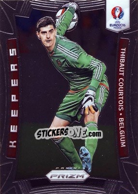 Sticker Thibaut Courtois - UEFA Euro 2016 Prizm n. K-3 - Panini