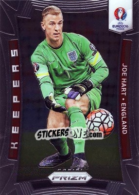 Sticker Joe Hart - UEFA Euro 2016 Prizm n. K-6 - Panini