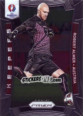 Sticker Robert Almer - UEFA Euro 2016 Prizm n. K-8 - Panini