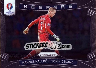 Sticker Hannes Halldorsson - UEFA Euro 2016 Prizm n. K-11 - Panini