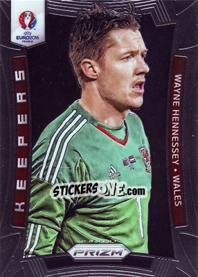 Sticker Wayne Hennessey - UEFA Euro 2016 Prizm n. K-12 - Panini
