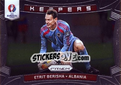 Sticker Etrit Berisha - UEFA Euro 2016 Prizm - Panini