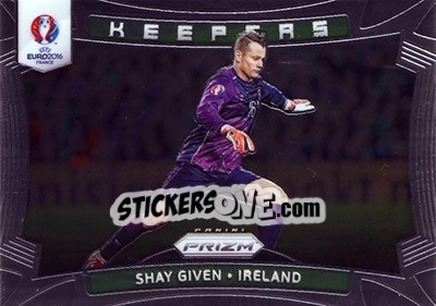 Sticker Shay Given - UEFA Euro 2016 Prizm n. K-22 - Panini