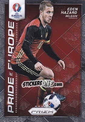 Sticker Eden Hazard - UEFA Euro 2016 Prizm - Panini