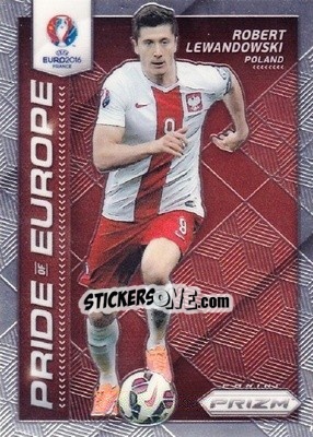 Sticker Robert Lewandowski - UEFA Euro 2016 Prizm n. PE-7 - Panini