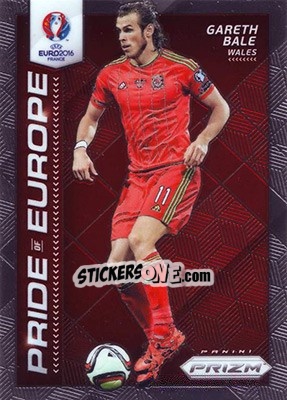 Sticker Gareth Bale - UEFA Euro 2016 Prizm n. PE-8 - Panini