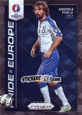 Sticker Andrea Pirlo - UEFA Euro 2016 Prizm n. PE-9 - Panini