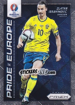 Sticker Zlatan Ibrahimovic - UEFA Euro 2016 Prizm n. PE-10 - Panini