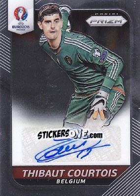 Sticker Thibaut Courtois - UEFA Euro 2016 Prizm n. S-1 - Panini