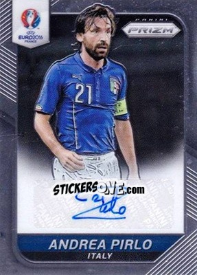 Sticker Andrea Pirlo - UEFA Euro 2016 Prizm n. S-14 - Panini