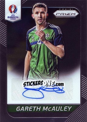 Sticker Gareth McAuley - UEFA Euro 2016 Prizm n. S-17 - Panini