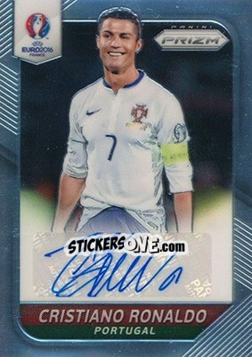 Sticker Cristiano Ronaldo - UEFA Euro 2016 Prizm n. S-19 - Panini