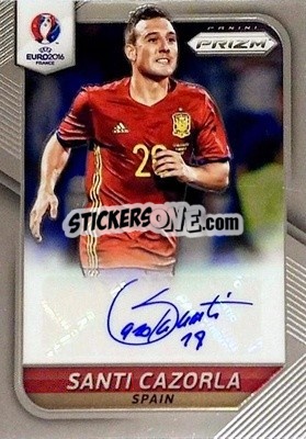 Sticker Santi Cazorla - UEFA Euro 2016 Prizm n. S-28 - Panini