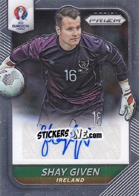Sticker Shay Given - UEFA Euro 2016 Prizm n. S-54 - Panini
