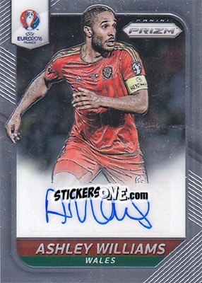 Sticker Ashley Williams - UEFA Euro 2016 Prizm n. S-78 - Panini
