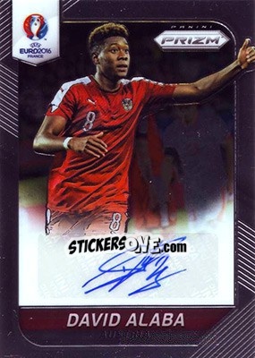 Sticker David Alaba - UEFA Euro 2016 Prizm n. S-80 - Panini