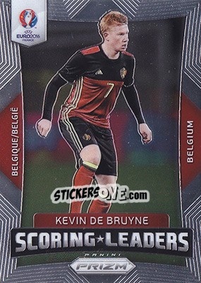 Figurina Kevin De Bruyne - UEFA Euro 2016 Prizm - Panini