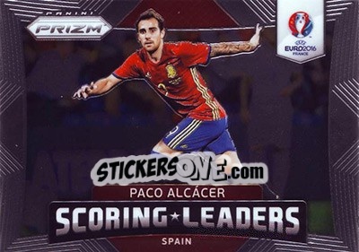 Figurina Paco Alcacer - UEFA Euro 2016 Prizm - Panini