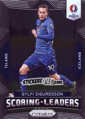 Sticker Gylfi Sigurdsson - UEFA Euro 2016 Prizm n. SL-11 - Panini