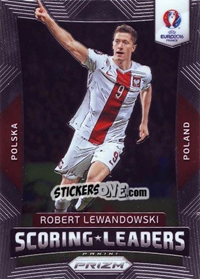 Sticker Robert Lewandowski - UEFA Euro 2016 Prizm n. SL-14 - Panini